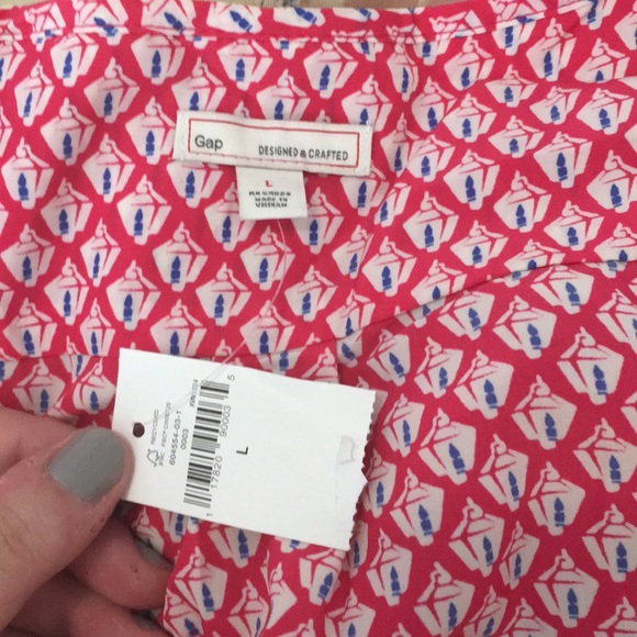 GAP Lantern Print Dress Size L NWT - Picture 3 of 6